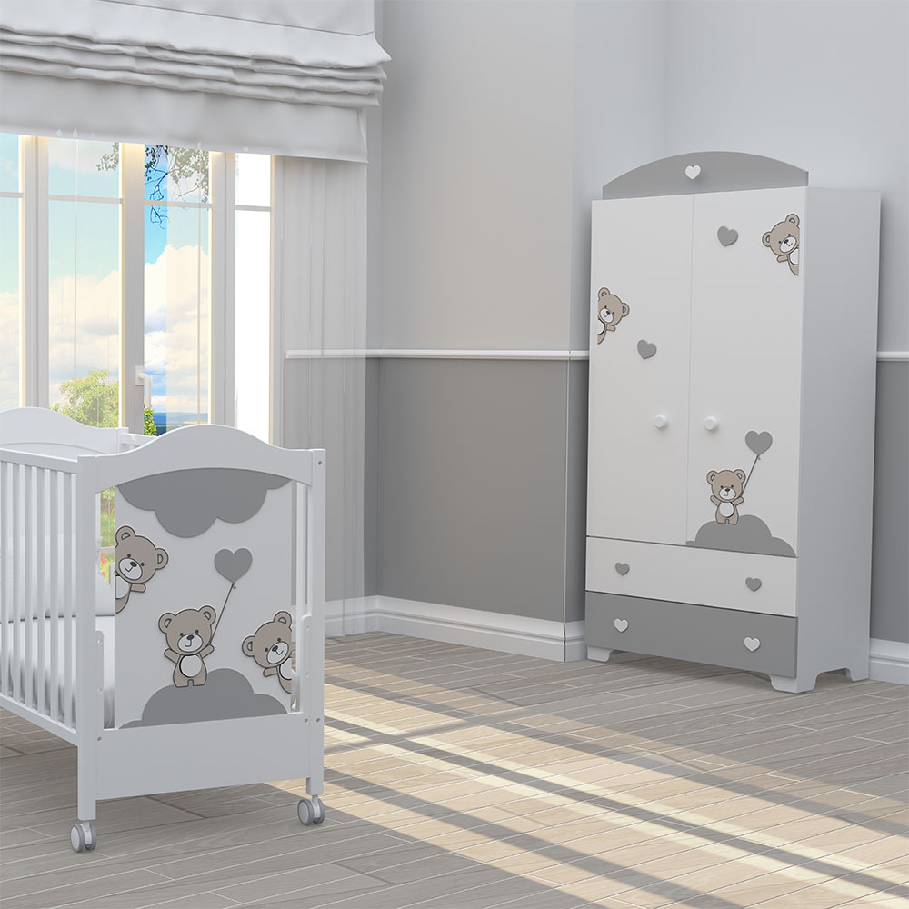 Гардероб Tre Orsetti grigio 2071 - Image 2