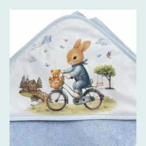 Хавлия с качулка Blu Rabbit 100 х 100 см 3927